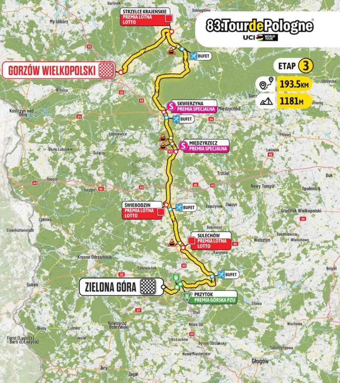 ETAP 3. Tour de Pologne – Gorzów Wielkopolski – Zielona Góra