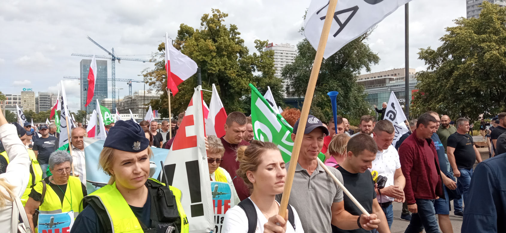 Protest Agrounii w Warszawie 7.07