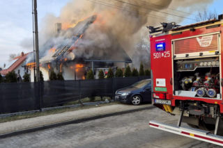 Pożar domu w Puławach. 40-latek nie miał szans na ratunek