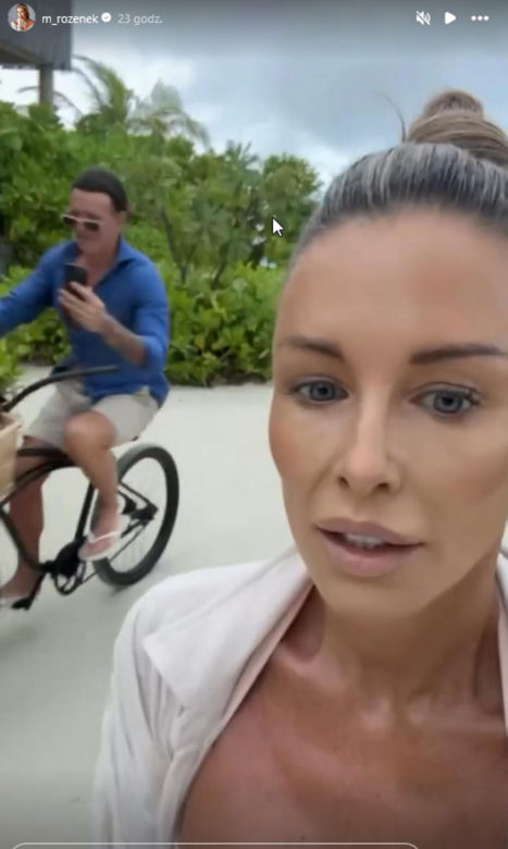 Małgorzata Rozenek i Radosław Majdan na Malediwach