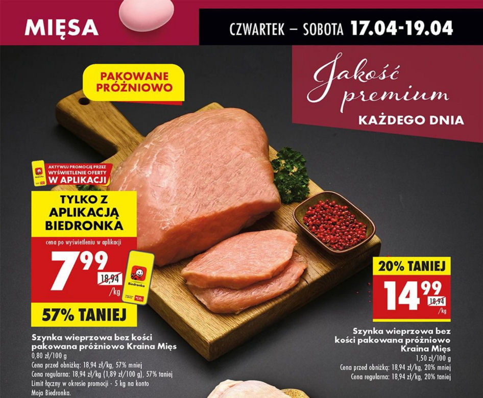 Wielkanocne promocje w Biedronce