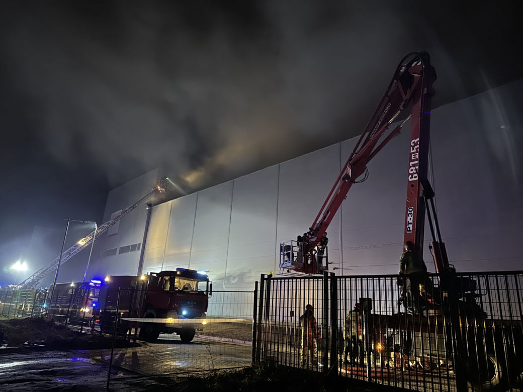 Gigantyczny pożar piekarni w Małopolu  Zdjecia od Rytla powinny być