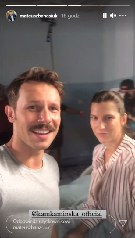 Barwy szczęścia. Franek (Mateusz Banasiuk), Regina (Kamila Kamińska)