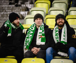 Lechia Gdańsk - Cracovia, zdjęcia kibiców z meczu 20. kolejki PKO BP Ekstraklasy