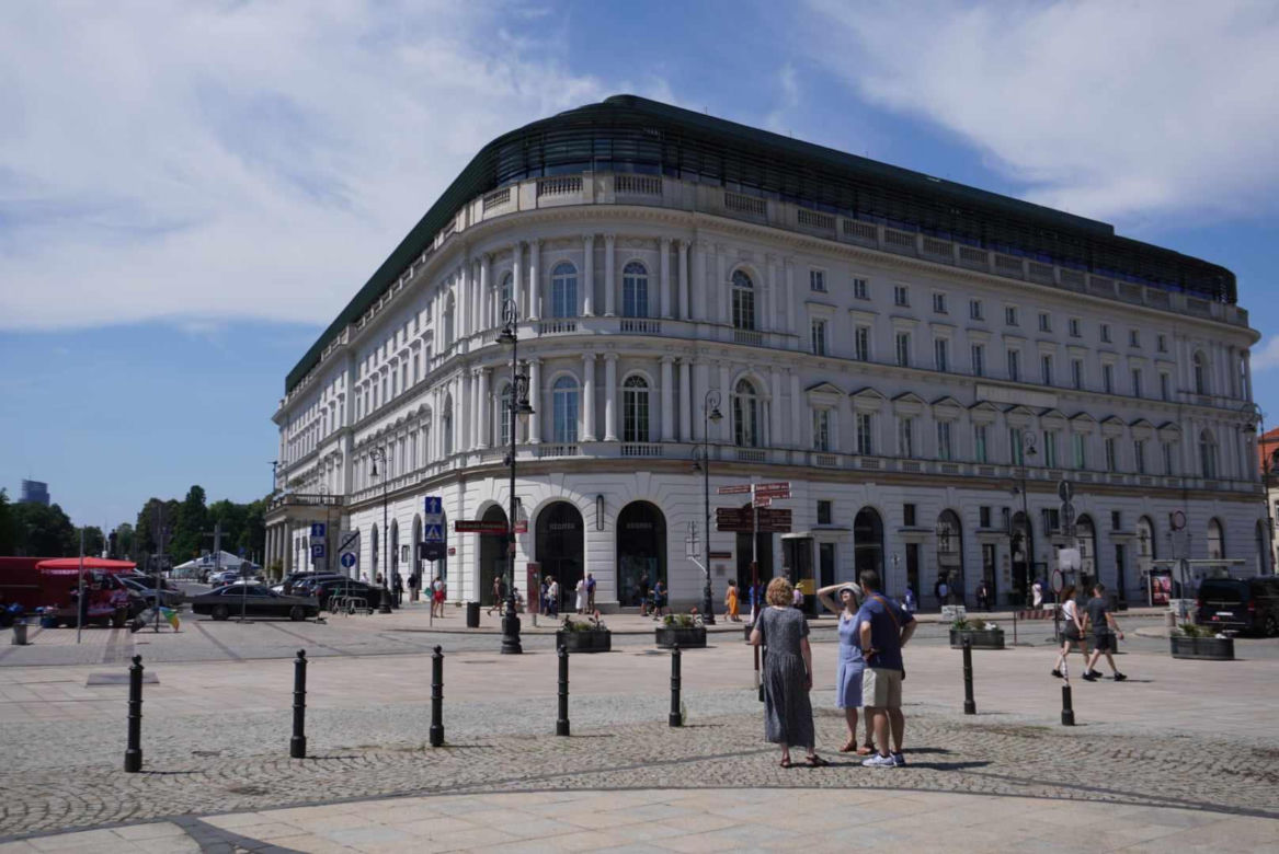 Kawowy ślad w centrum Warszawy