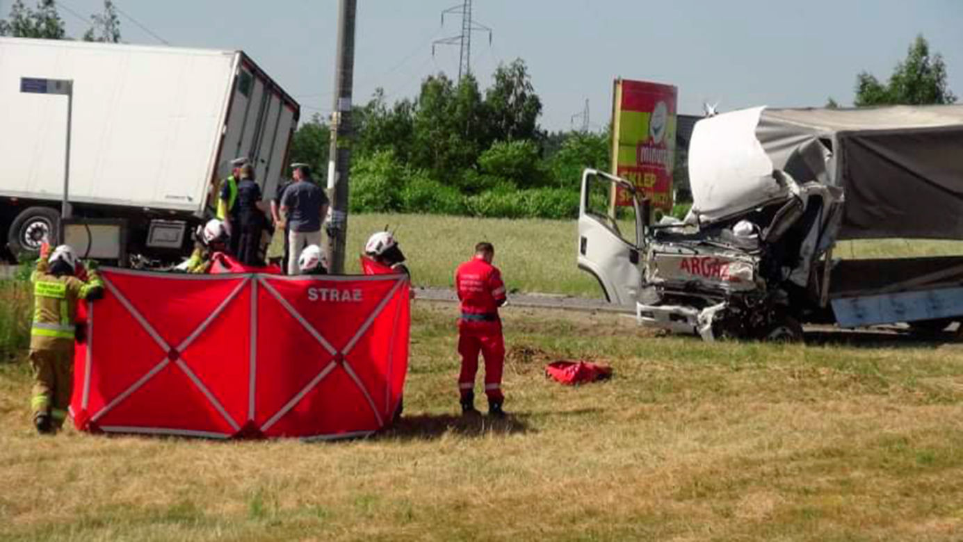 O włos od wybuchu butli z gazem! Wstrząsający wypadek pod Warszawą