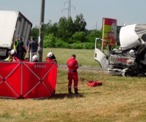 O włos od wybuchu butli z gazem! Wstrząsający wypadek pod Warszawą