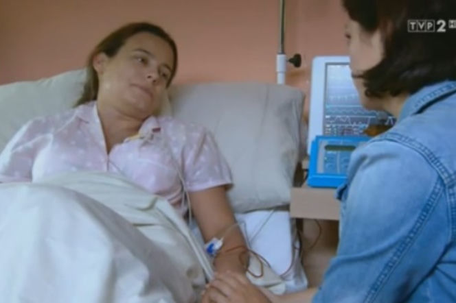M jak miłość odc. 1028. Magda (Anna Mucha), Kinga (Katarzyna Cichopek)