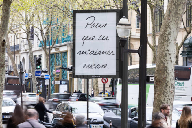 Plakaty zapowiadające koncerty Celine Dion