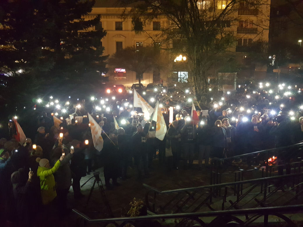 Zbigniew Ziobro zdegradował sędziego. W Olsztynie odbył się więc poparcia