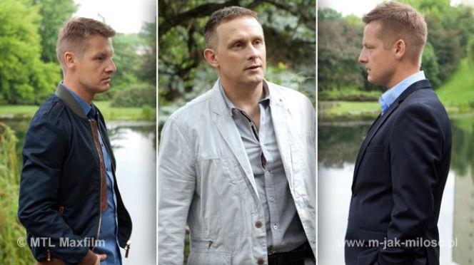 M jak miłość. Piotrek (Marcin Mroczek), Paweł (Rafał Mroczek), Artur (Robert Moskwa)