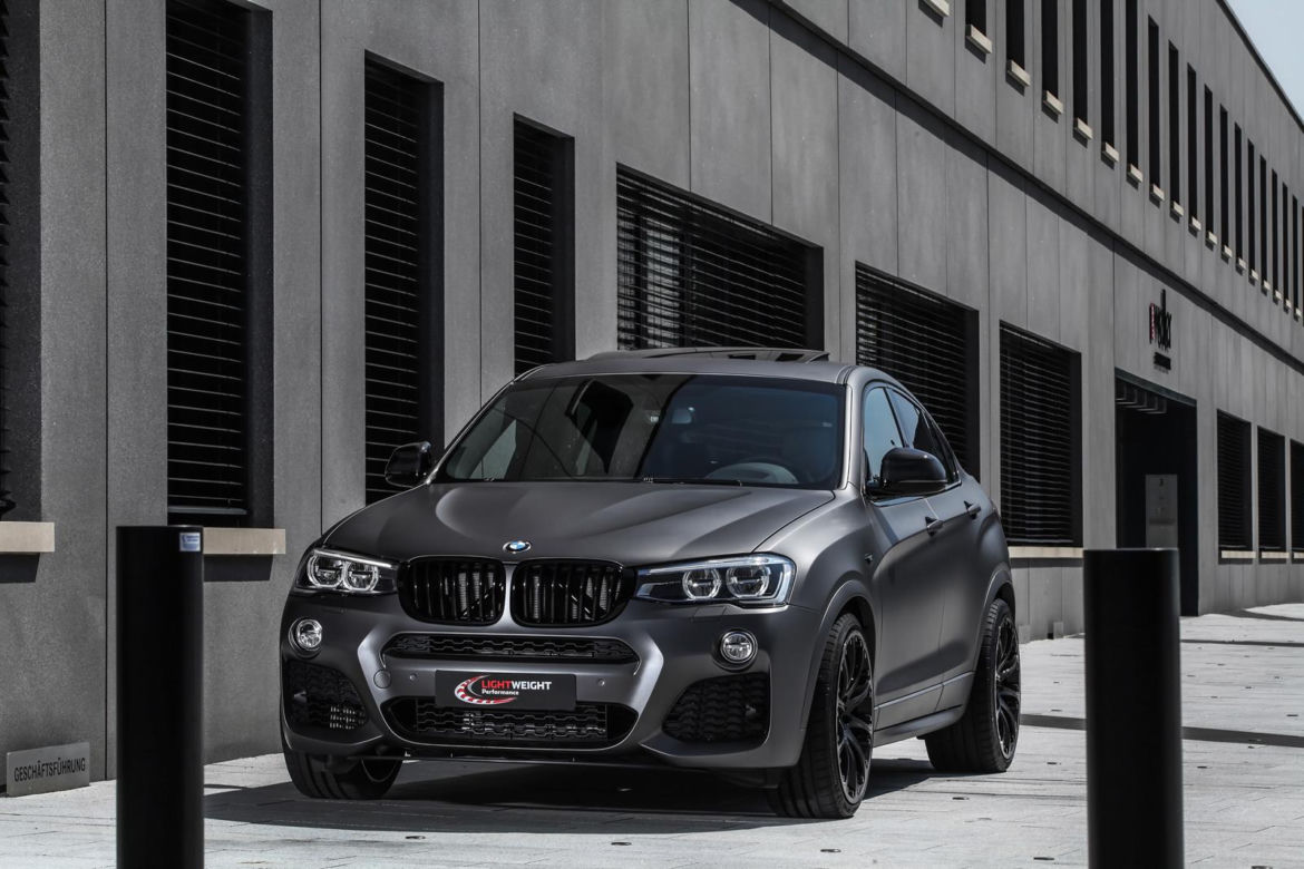 BMW X4 po tuningu Lightweight