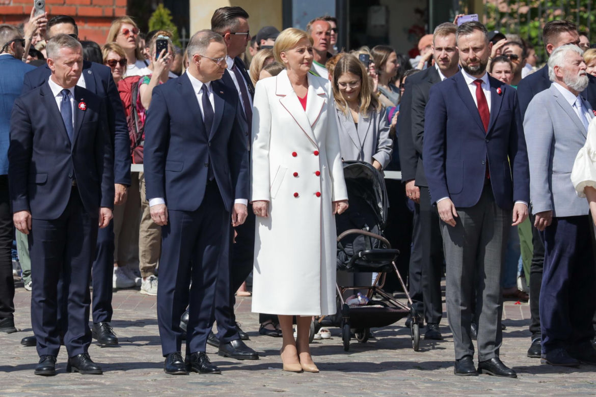 Agata Duda w bieli 