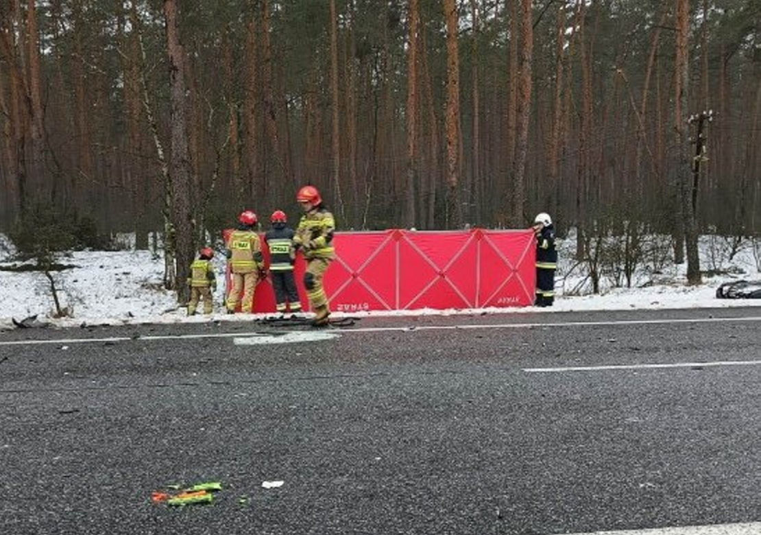 Wypadek śmiertelny pod Włocławkiem. Nie żyje kierowca osobówki