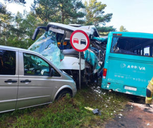 Zderzenie dwóch autkarów w Dźwirzynie pod Kołobrzegiem