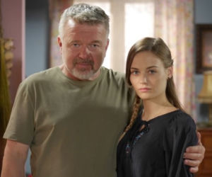Pierwsza miłość. Marianna (Katarzyna Sawczuk), Marian Śmiałek (Paweł Okoński)