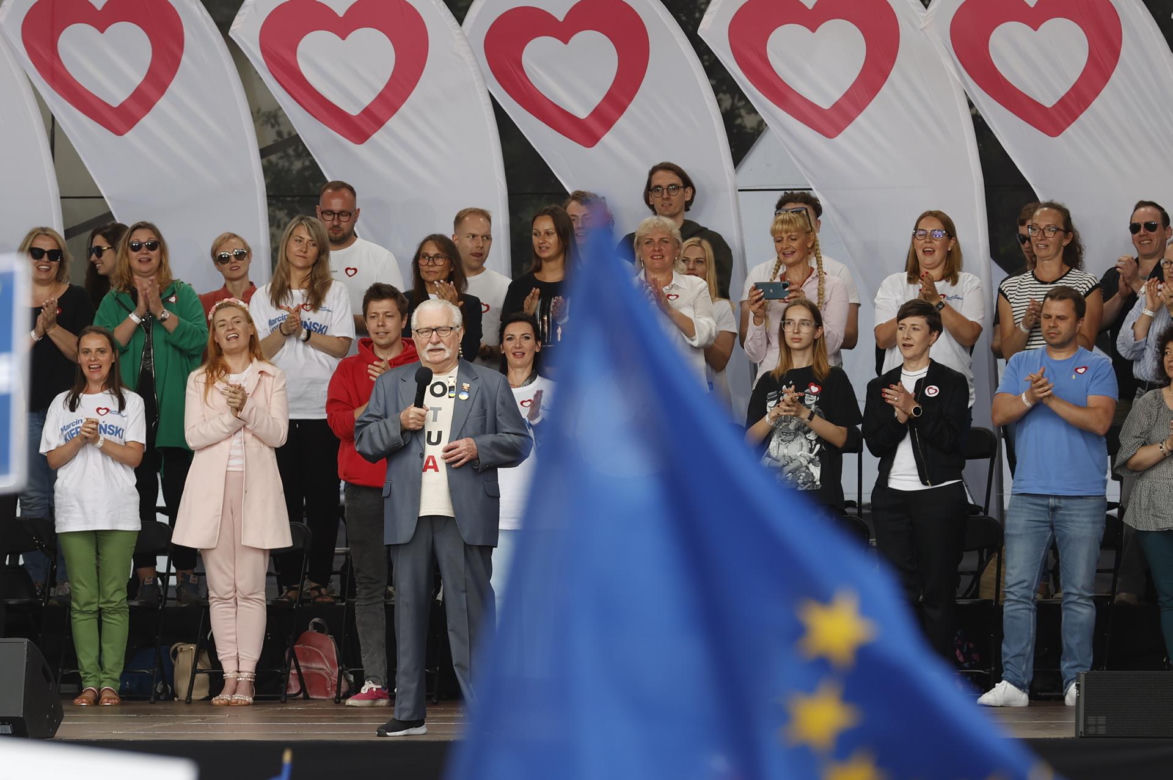 Wiec Donalda Tuska w Warszawie