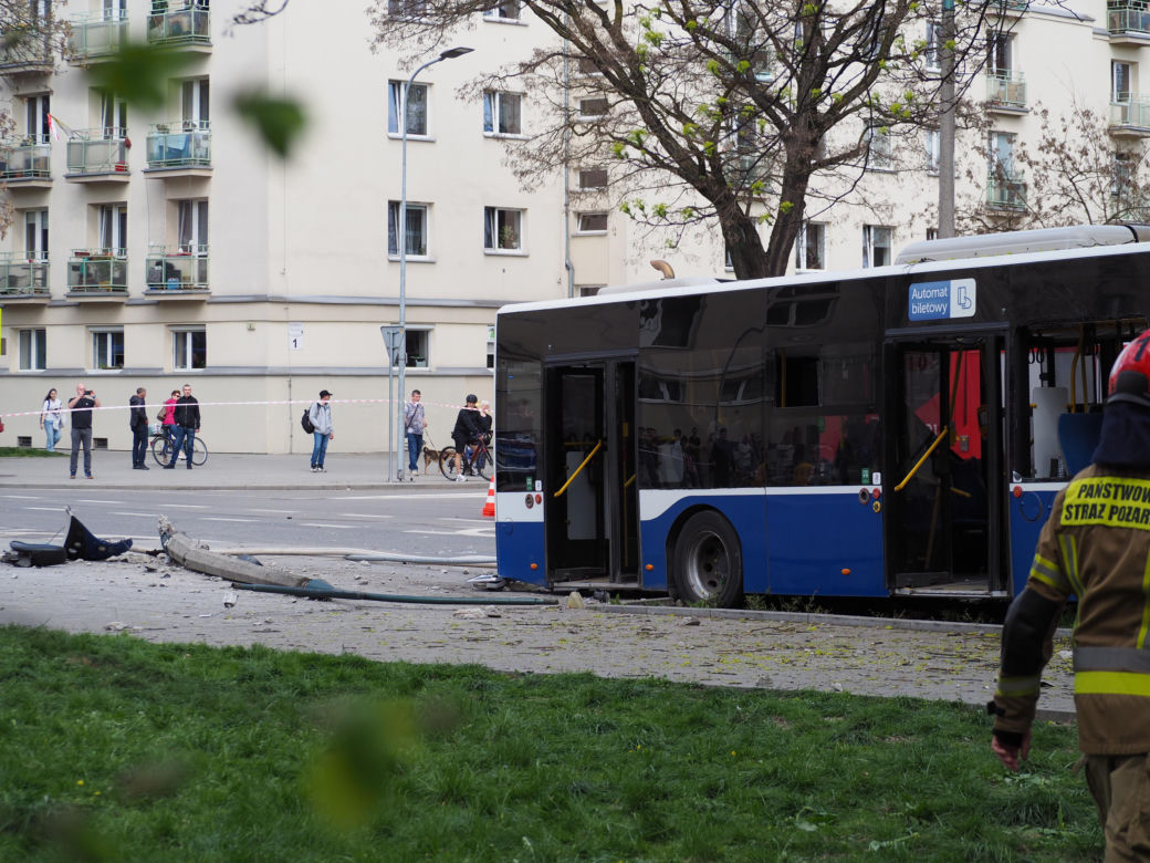 Kraków. Wypadek na os. Zgody