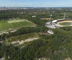 Był basen, będzie akademik - przynajmniej na razie. Kontrowersyjna inwestycja deweloperska na zabytkowych Terenach Olimpijskich we Wrocławiiu