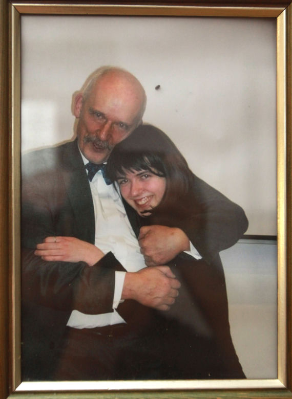 Janusz Korwin Mikke z żoną