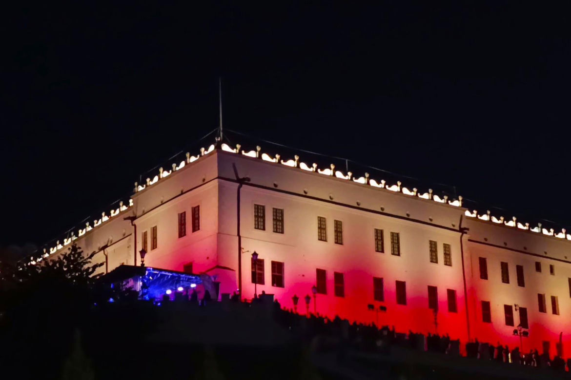 Nowa iluminacja Zamku Książąt Pomorskich w Szczecinie