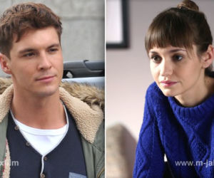 M jak miłość. Janka (Joanna Osyda), Marcin (Mikołaj Roznerski)