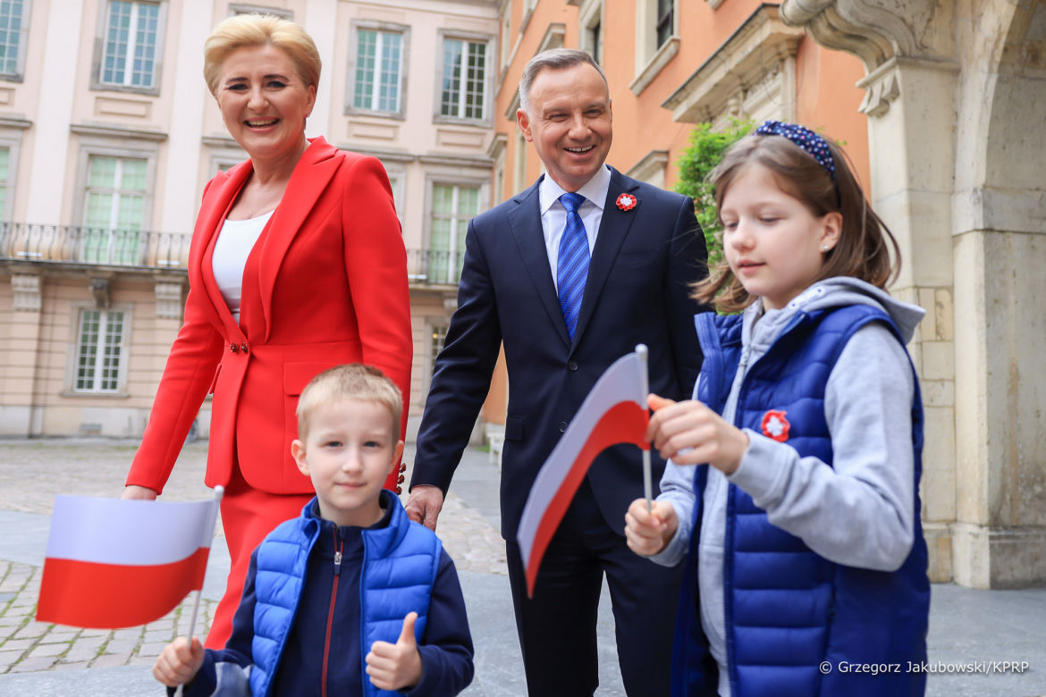Agata Duda na Święcie Flagi