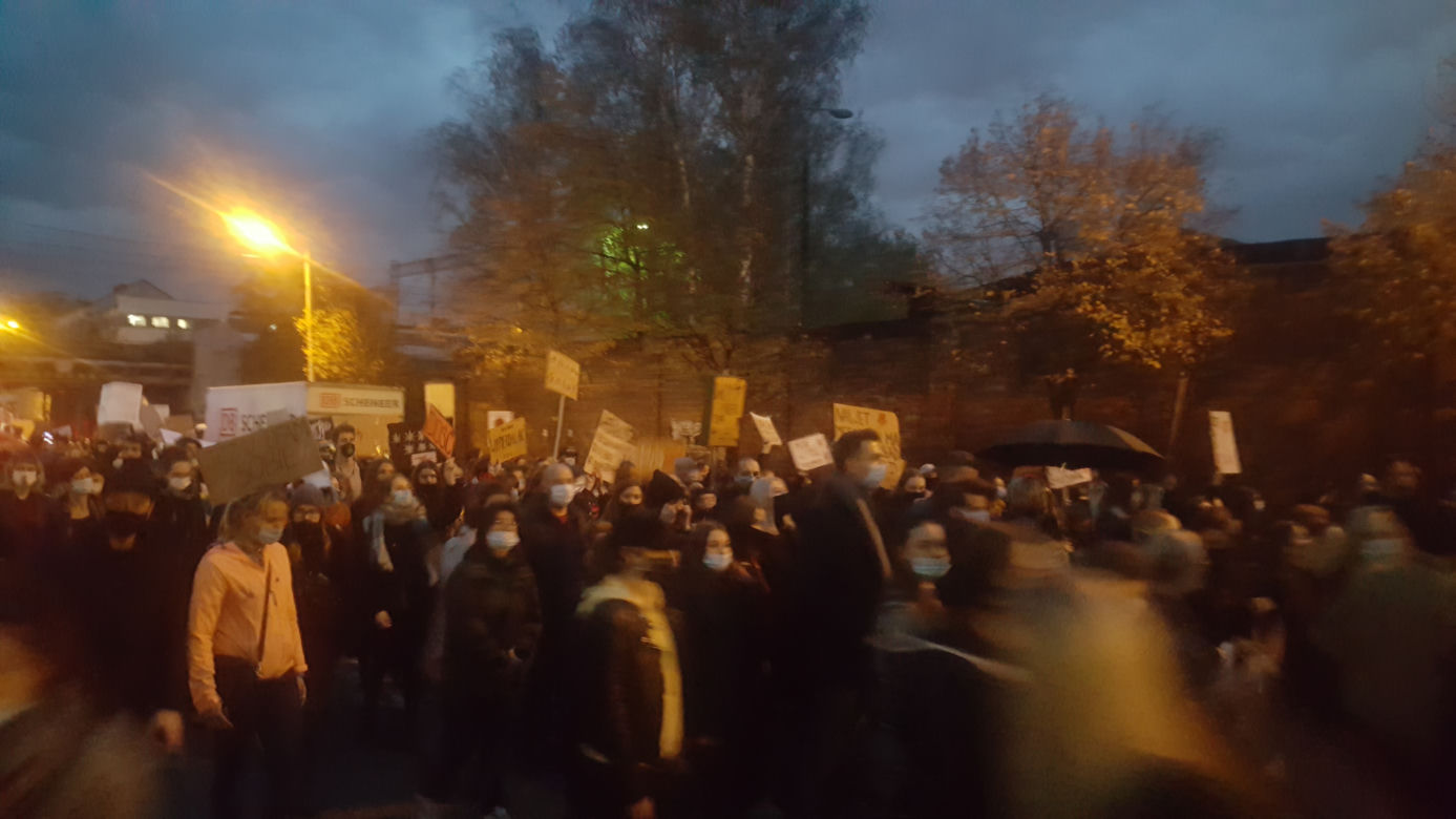 Kolejny dzień protestów. Ponad tysiąc osób przeszło ulicami Gliwic