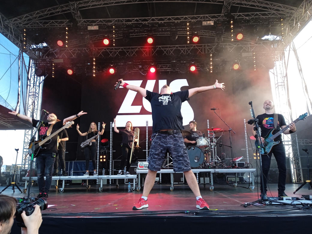Koncert zespołu Łydka Grubasa w ramach Rockowizna Festiwal 2023 w Poznaniu