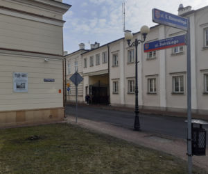Siedleckie szkoły przy ul. Konarskiego i Prusa i ich okolica w lutym 2021 roku