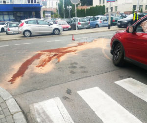 Wypadek na ul. Słowackiego w Rzeszowie