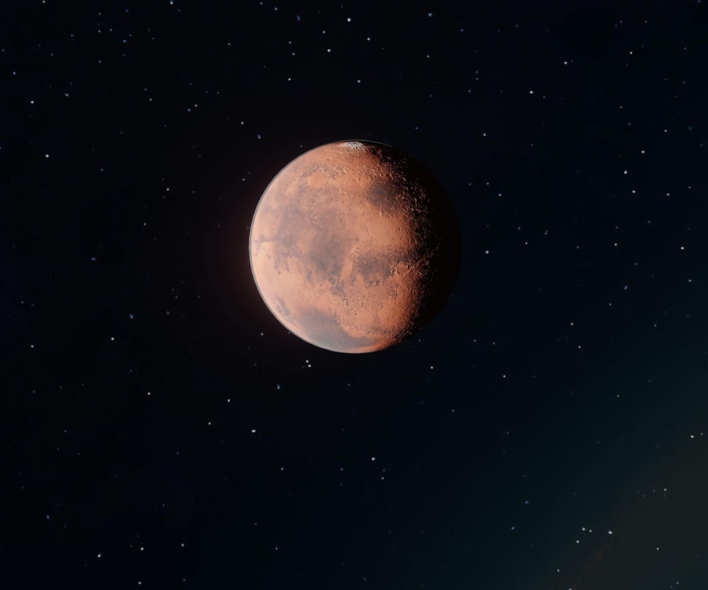 NASA pokazała niezwykłą panoramę Marsa. Połączono na niej poranek i zachód słońca