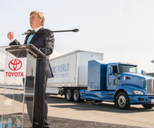 Ciężarówka Toyoty na wodór