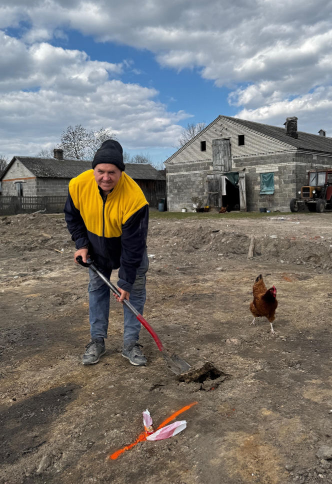 Odbudowa domu w Wyrykach Woli pod Włodawą