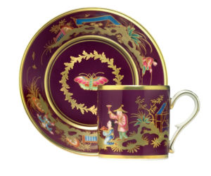 Bernardaud, filiżanka do mokki Chinois dans un jardin