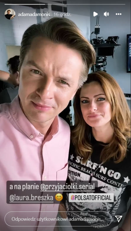 Przyjaciółki po wakacjach 2022: Marta (Laura Breszka), Andrzej (Adam Adamonis)