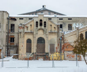 Ruiny fabryki przy Okopowej 78 w Warszawie