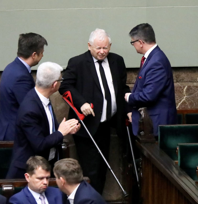 Jarosław Kaczyński w sejmie