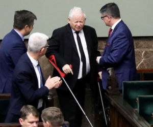 Jarosław Kaczyński w sejmie