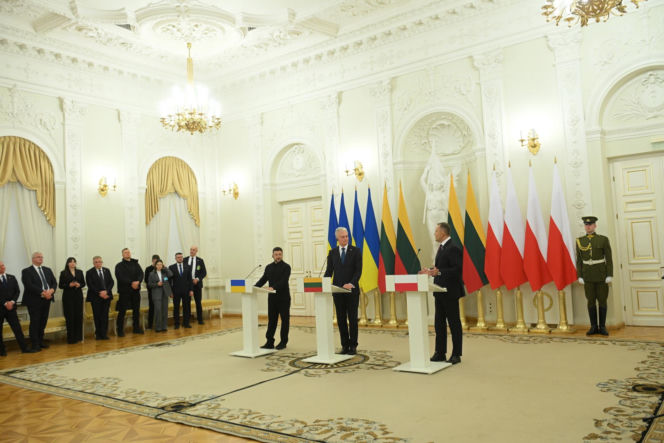 Prezydent RP Karol Nawrocki w Wilnie