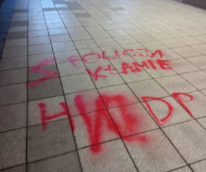 Strajk Kobiet. Pomazane centrum Warszawy