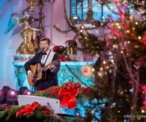 Karol i Marta Nawroccy na kolędowaniu