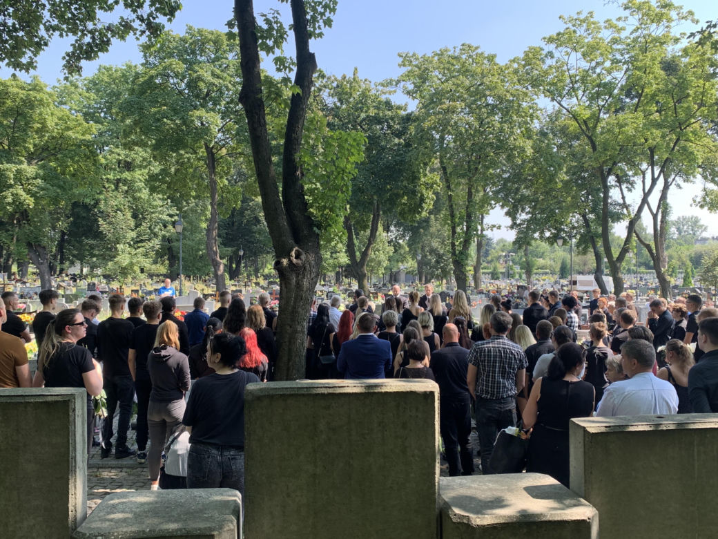 Pogrzeb Wiktorii w Bytomiu. Pożegnali ją rodzina i znajomi
