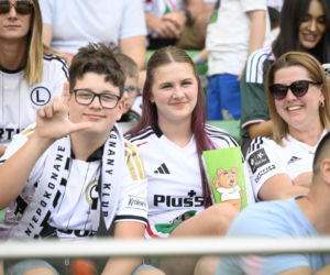 Legia Warszawa - Zagłębie Lubin: Zdjęcia kibiców