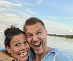 Krystian Wieczorek i jego żona Maria Szafirska-Wieczorek