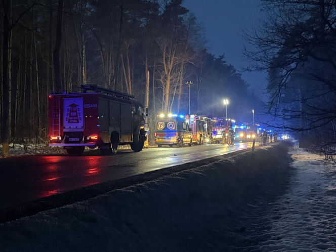 Koszmarny wypadek autobusu pod Wyszkowem
