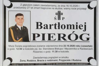 Pożegnają strażaka, który zginął w Nisku