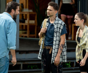 Barwy szczęścia, odcinek 2559. Luiza (Julia Zielińska), Damian (Michał Lesień-Głowacki), Aro (Martin Bogdan)
