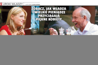 Lewandowski na lodach z blondynką