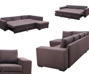 Szara sofa do salonu: szare meble tapicerowane